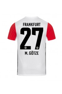 Eintracht Frankfurt Mario Gotze #27 Fotballdrakt Hjemme Klær 2024-25 Korte ermer